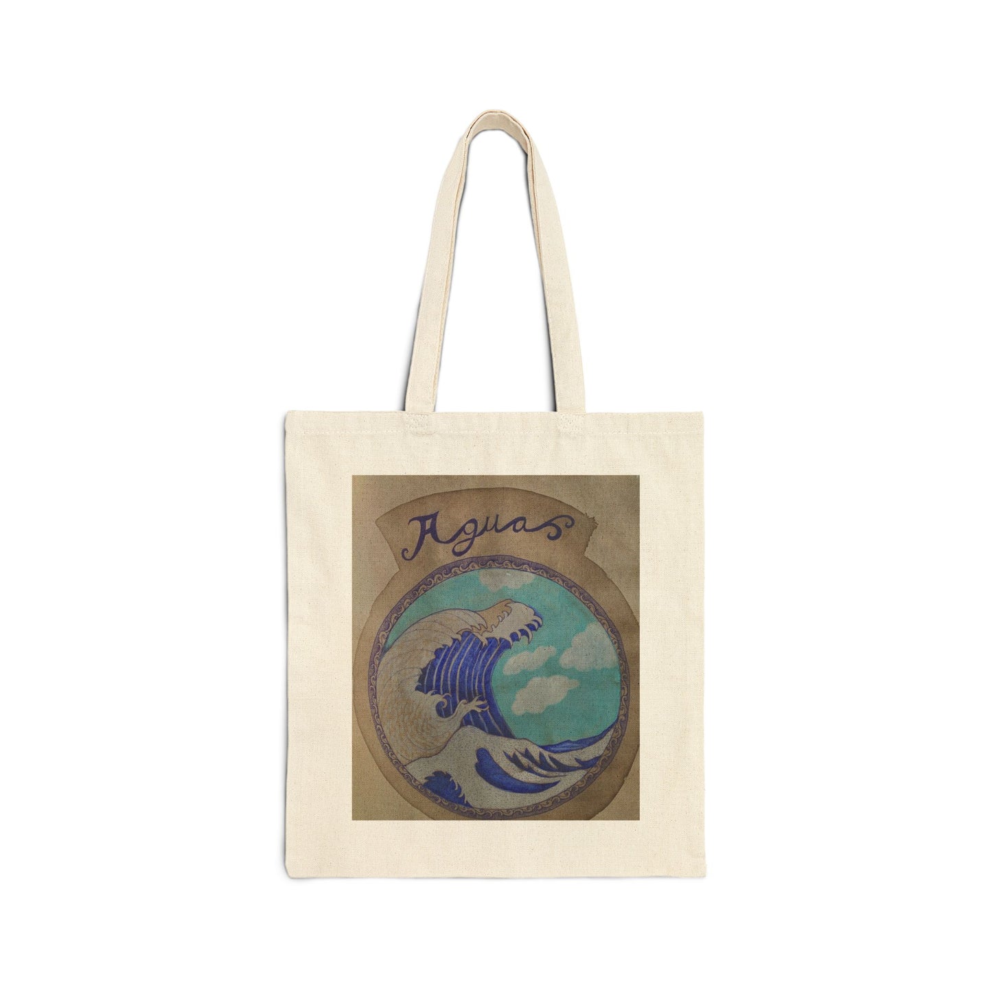water and fire Canvas Tote Bag