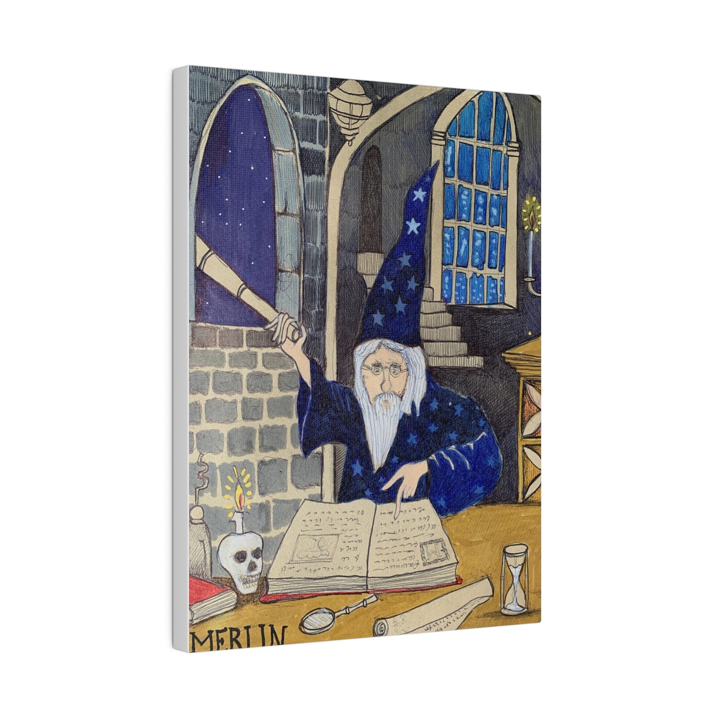 Merlin Canvas, Stretched, 0.75"